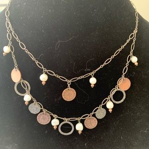 Silpada double chain necklace